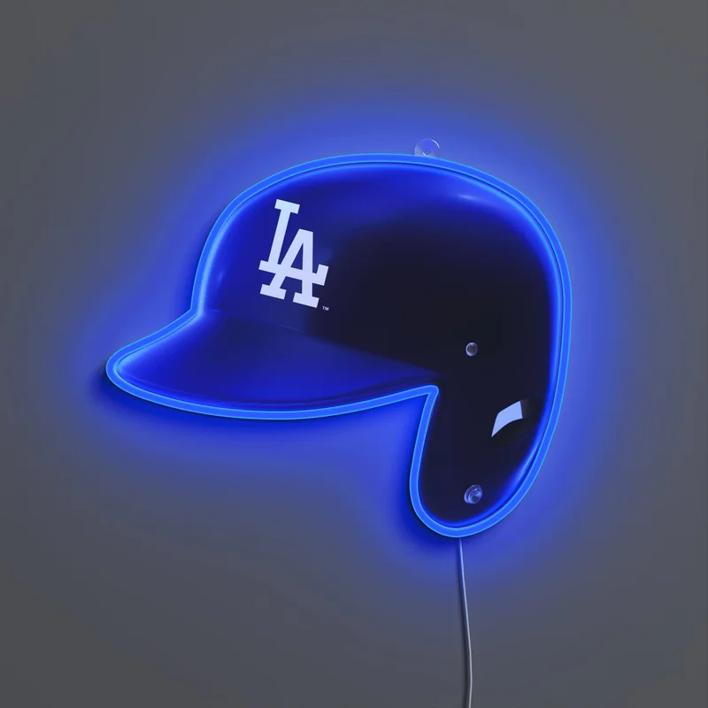 Image of Los Angeles Dodgers Helmet, LED neon sign