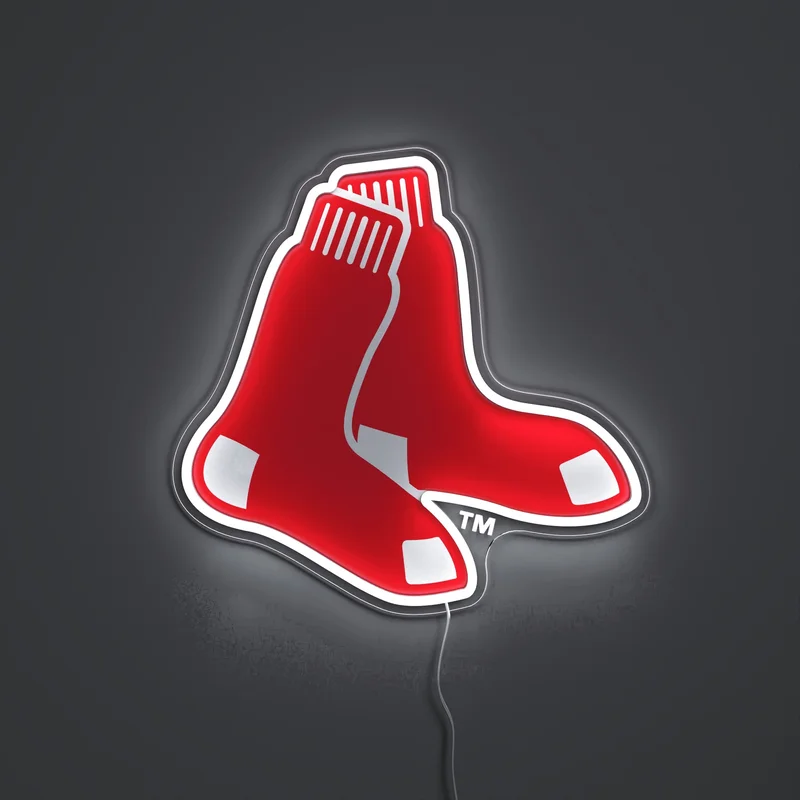 Image of Boston Red Sox Logo, LED neon sign