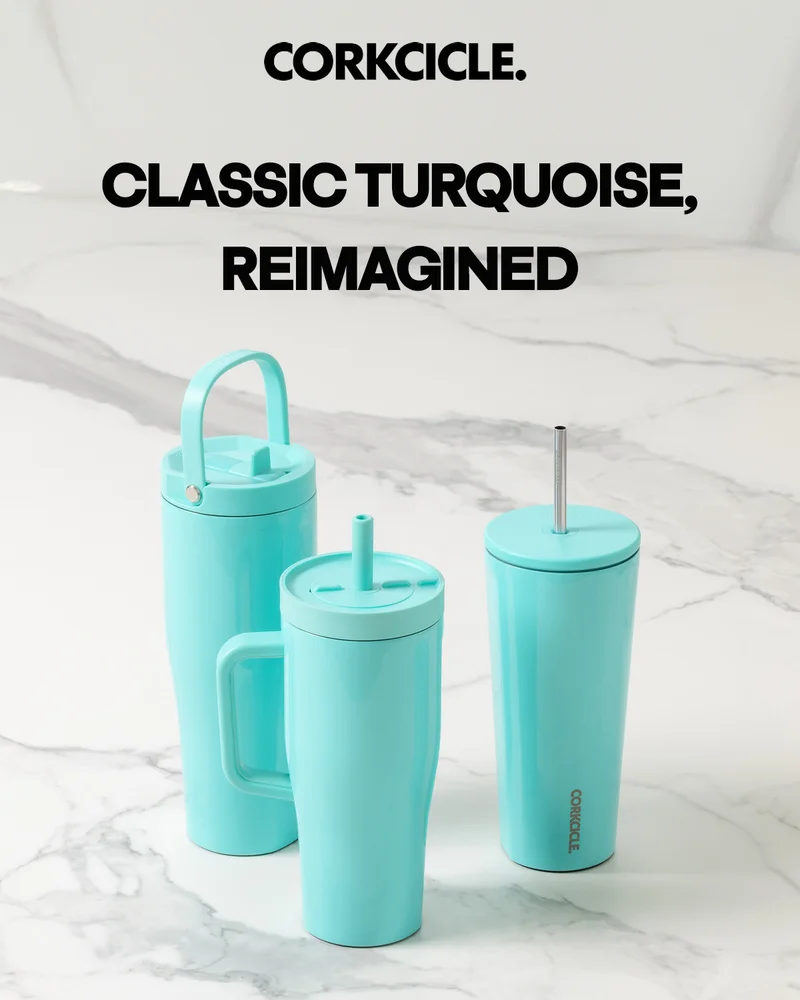 NEW Turquoise drinkware