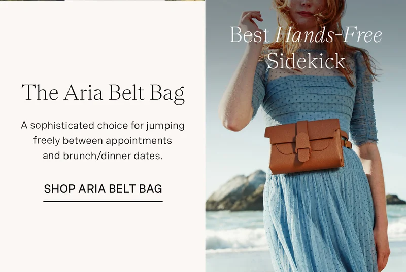 Aria Belt Bag in Pebbled Chestnut