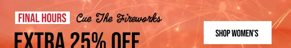 Extra 25% off Shop Women's
