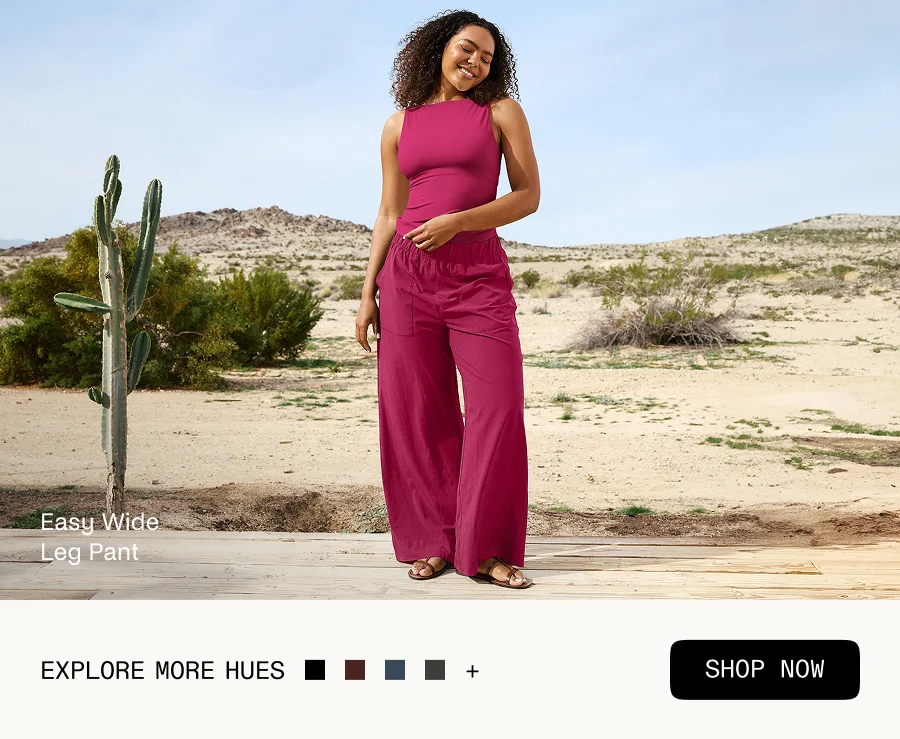Easy Wide Leg Pant 31"