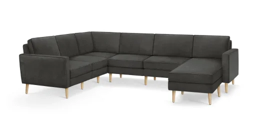Nomad Velvet Sectional
