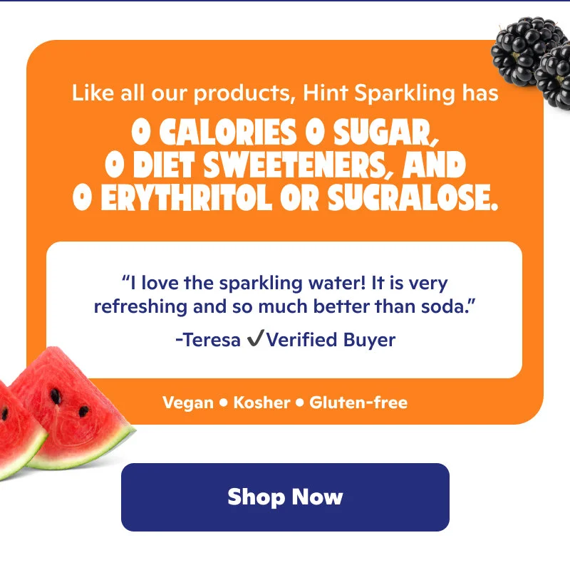 0 calories, 0 sugar, 0 diet sweeteners