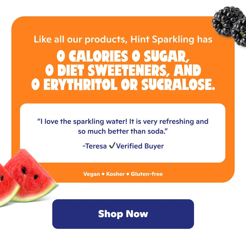 0 calories, 0 sugar, 0 diet sweeteners