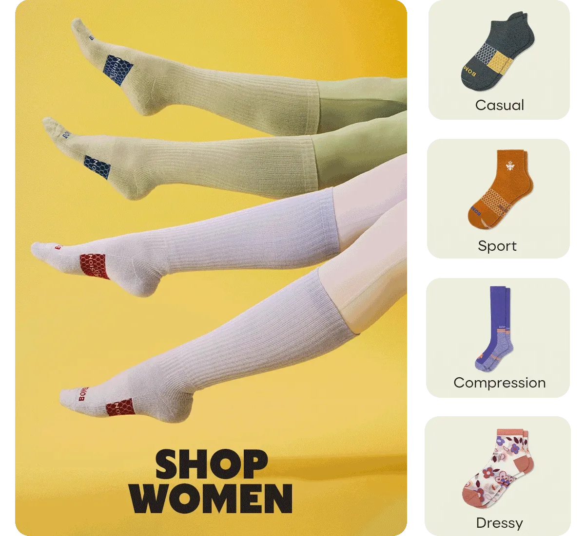 Shop Women | Casual | Sport | Compression | Dressy