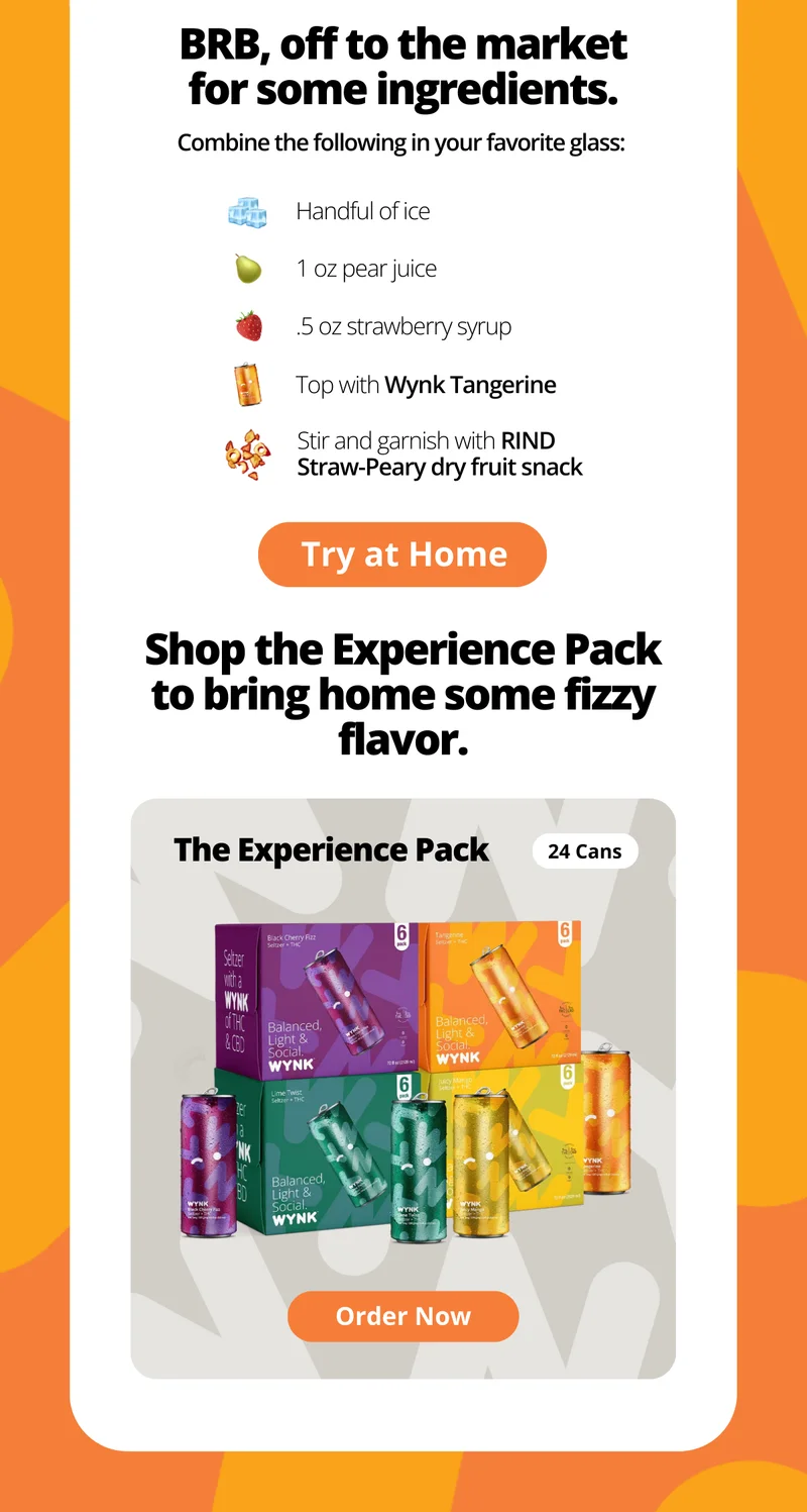 Shop the Experience Pack to make your mocktail