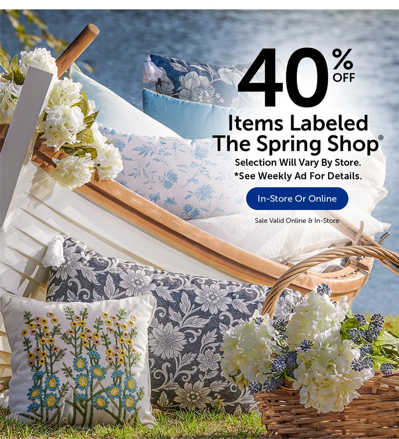 40% Off Items Labeled The Spring Shop®