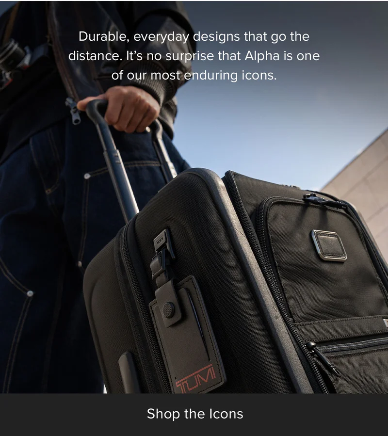 Our 50th Anniversary - Made for you since 1975: Shop TUMI Icons