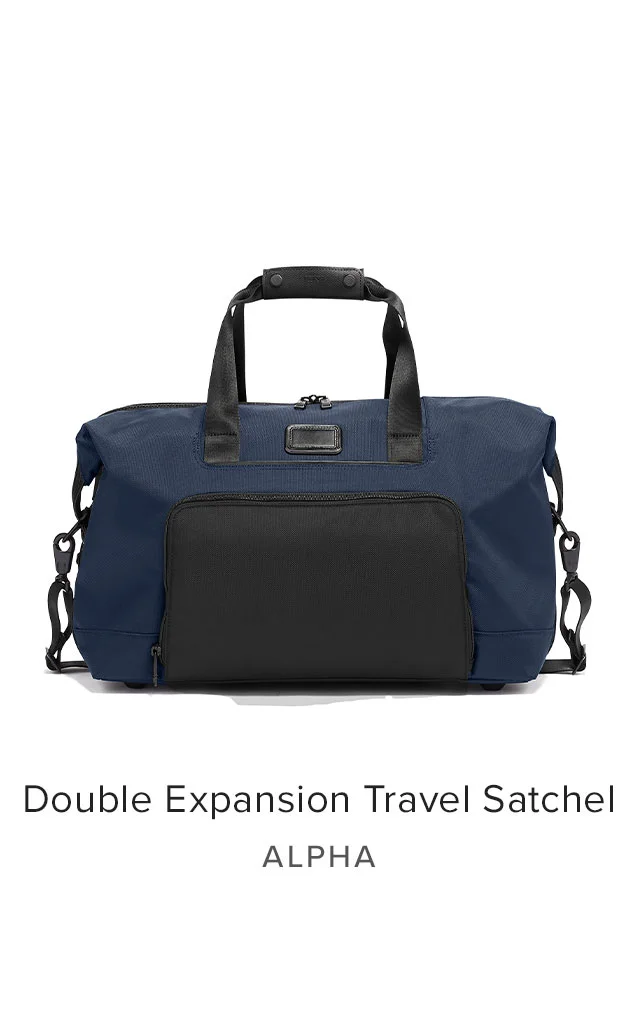 Double Expansion Travel Satchel