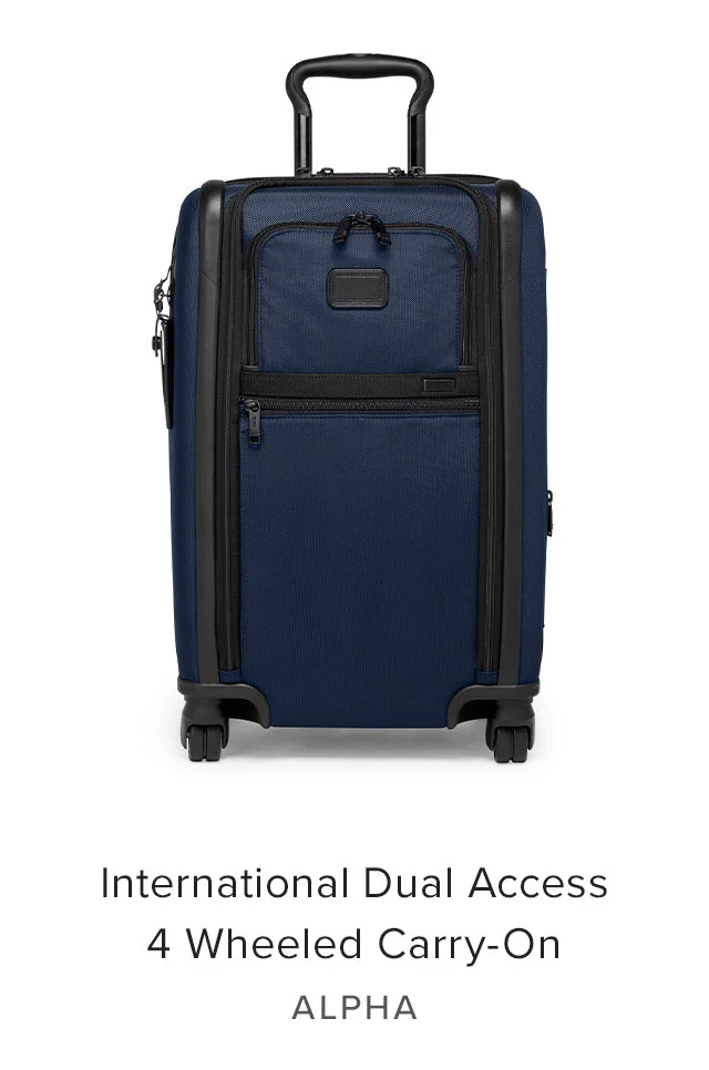 International Dual Access 4 Wheeled Carry-On