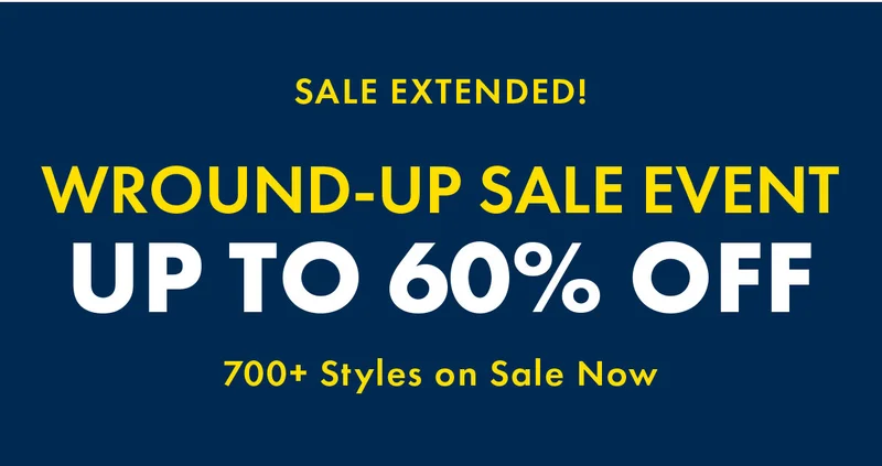Wround-up sale event up to 60% off