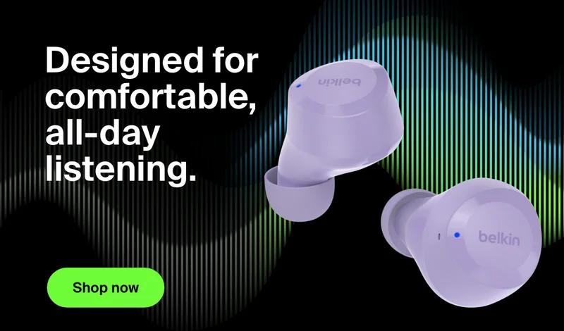 Designed for comfortable, all-day listening.