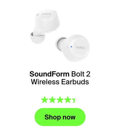 SoundForm Bolt 2 Wireless Earbuds White