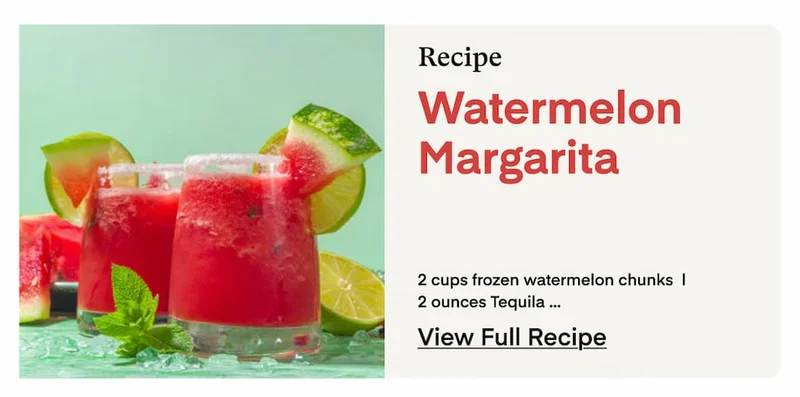 Watermelon Margarita Recipe