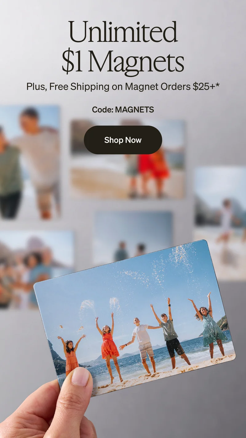 2 DAYS ONLY: $1 Magnets + Free Shipping on Magnet Orders $25+