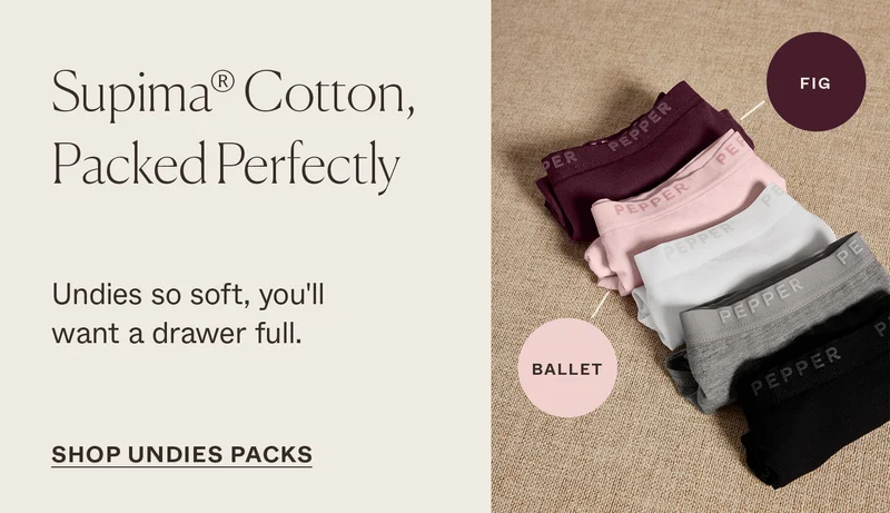 Supima® Cotton, Packed Perfectly. Shop Undies Packs