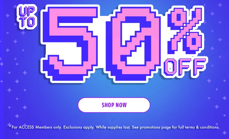 UP TO 50% OFF