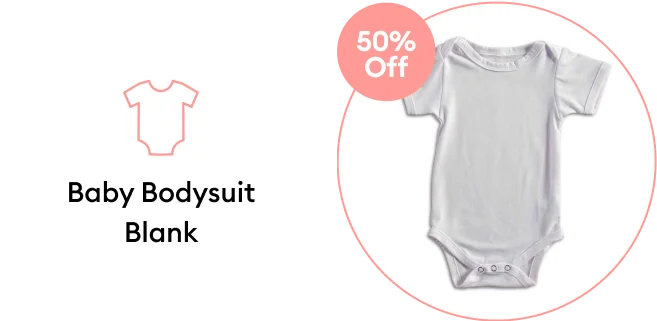 baby bodysuit blank.