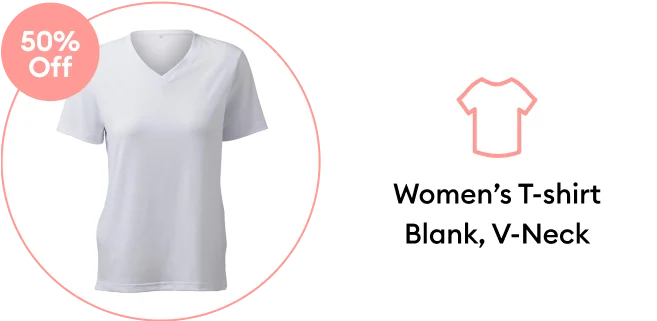 women's t-shirt blank, v-neck.