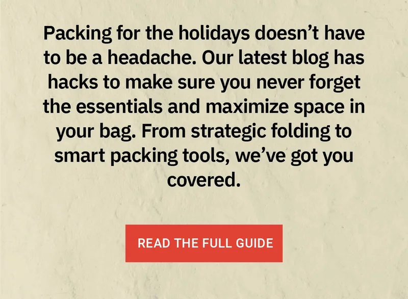 Holiday Pack Hacks