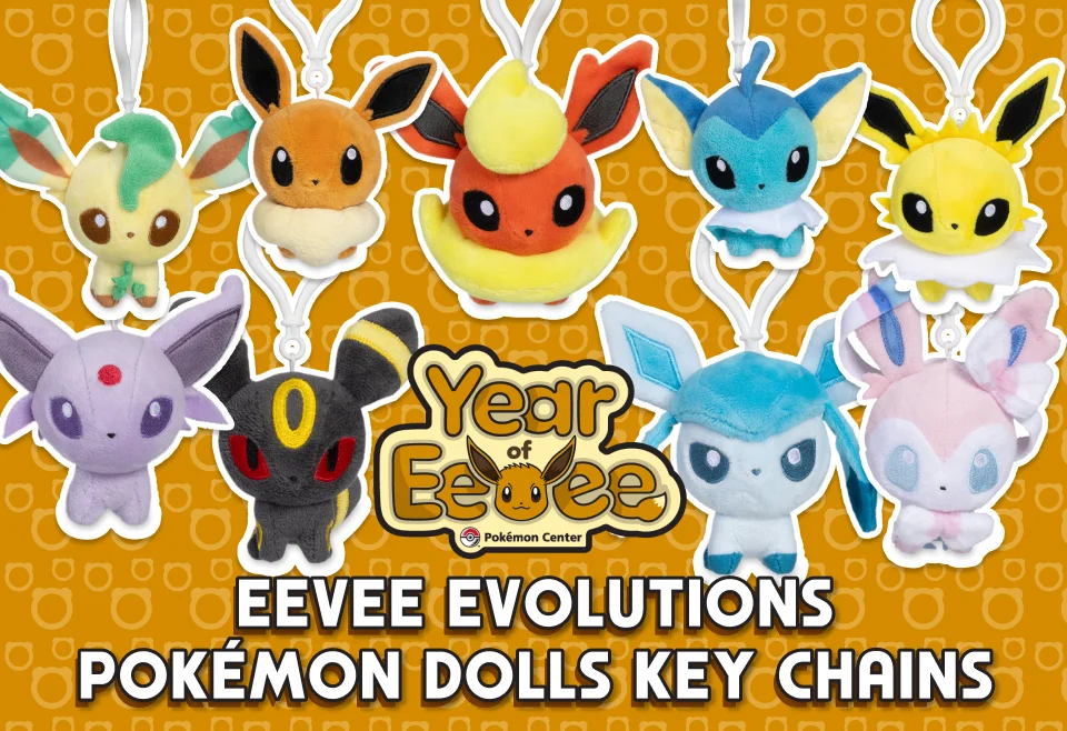 Eevee Evolutions Pokémon Dolls Key Chains ›