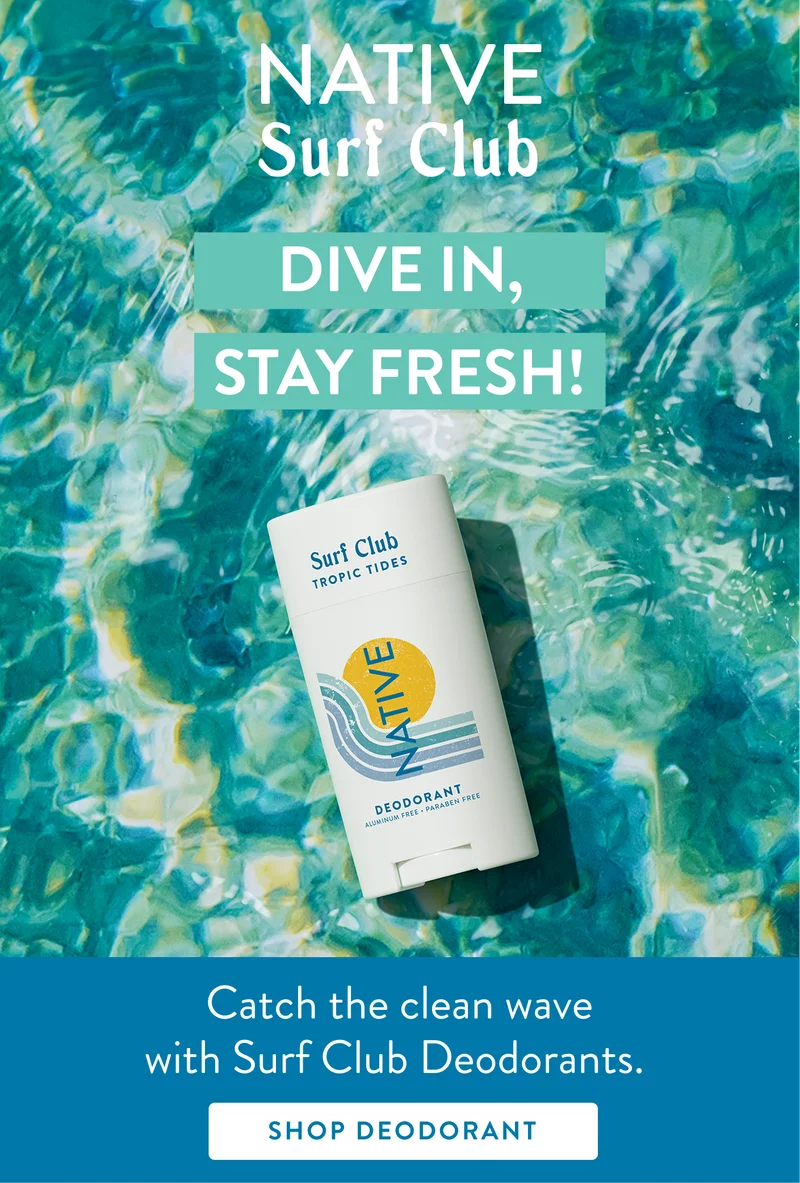 Dive in, stay fresh! Catch the clean wave with Surf Club Deodorants. Shop Deodorant