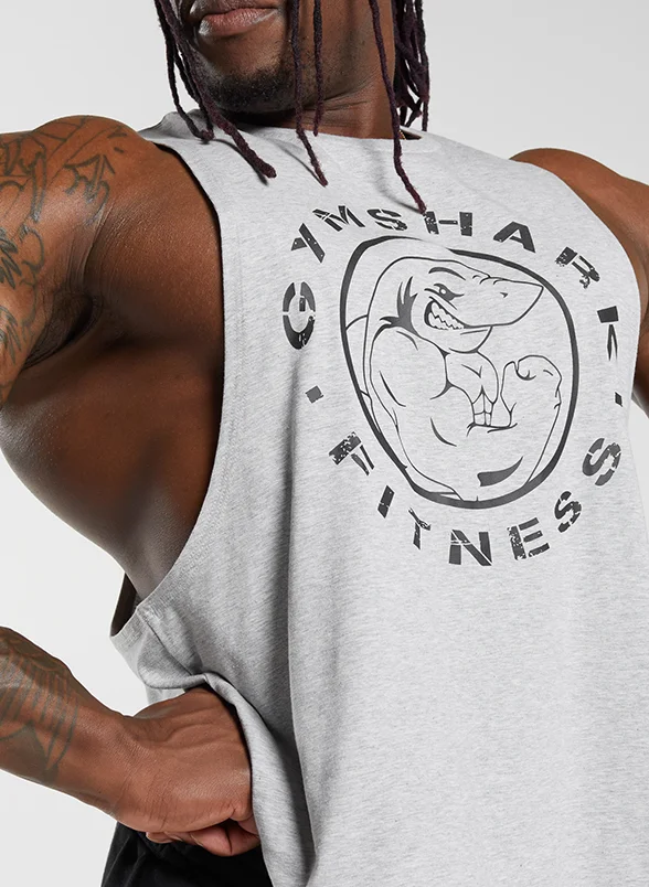 LEGACY DROP ARM TANK - Light Grey Marl