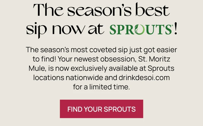 The season's best sip now at Sprouts
