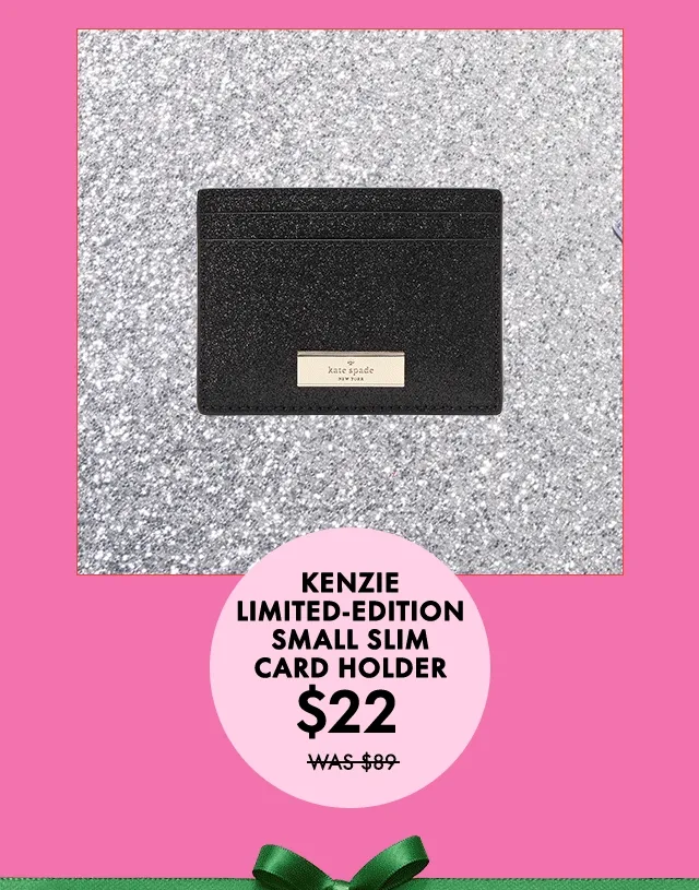 KENZIE LIMITED-EDITION SMALL SLIM CARD HOLDER