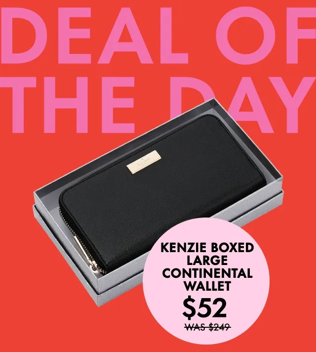 KENZIE BOXED LARGE CONTINENTAL WALLET