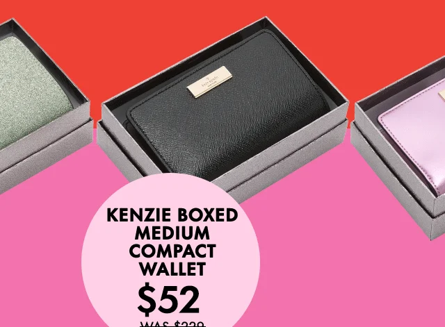 KENZIE BOXED MEDIUM COMPACT WALLET