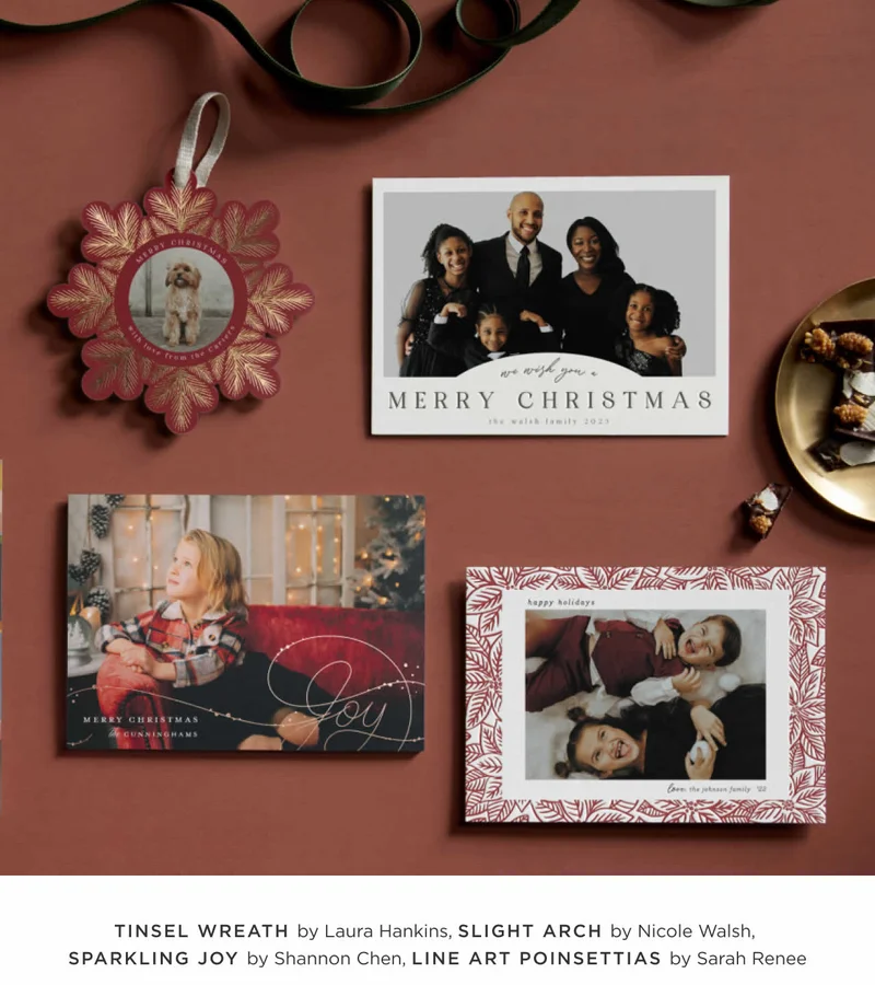 Tinsel Wreath, Slight Arch, Sparkling Joy,…