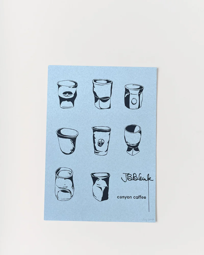 Image of JB Blunk x Canyon Coffee Poster by Lucy Stark