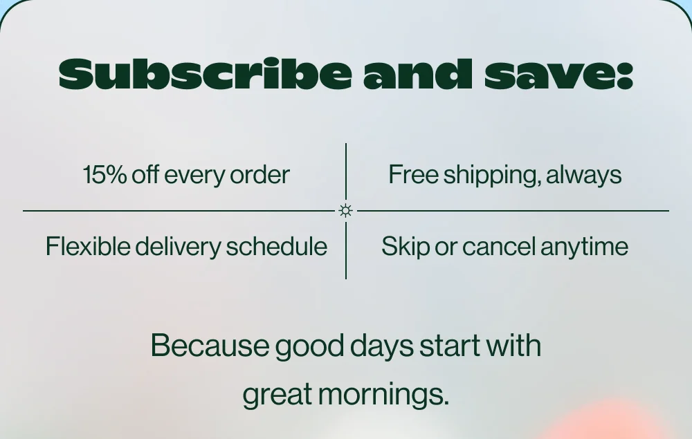 Subscribe and save