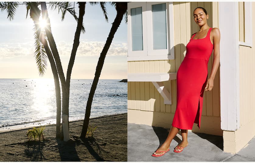 Getaway Dress in Candy Apple Red