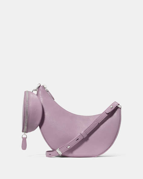 Duo Glazed Leather Crossbody Bag