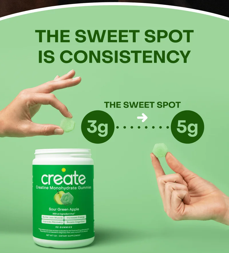 The sweet spot is consistency.