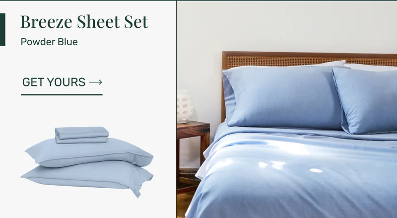 Breeze Sheet Set - Powder Blue