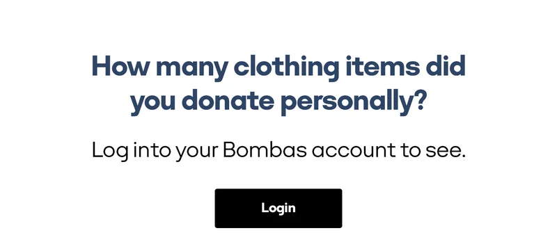 How many clothing items did you donate personally?