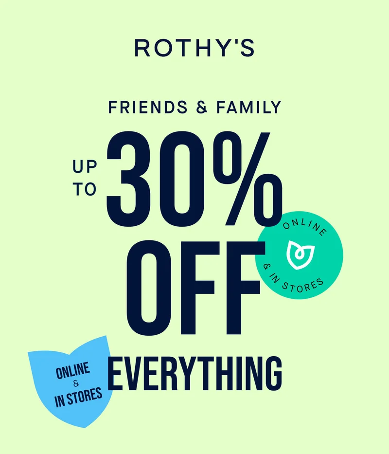 FRIENDS & FAMILY UP TO 30% OFF EVERYTHING ONLINE & IN STORES