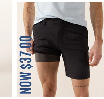 Lined Everywear Short: The Midnight Adventures 8" - NOW $37.00