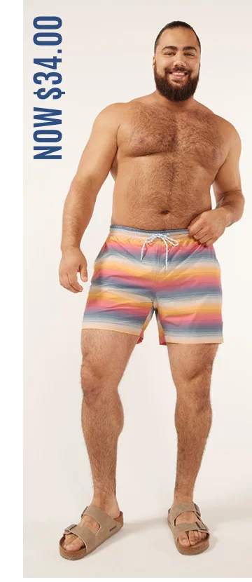 Classic Swim Trunk: The Malibu Sunsets 5.5" - NOW $34.00