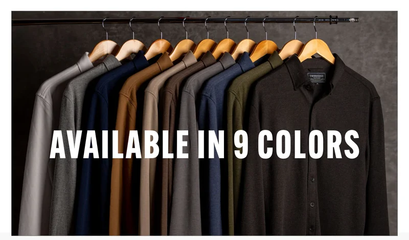 Available In 9 Colors