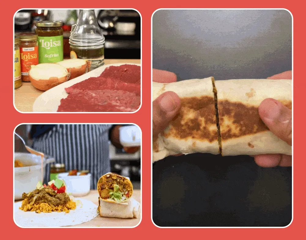 Burritos…Caribeños! GET THE RECIPE