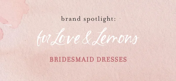 Bridesmaid Dresses