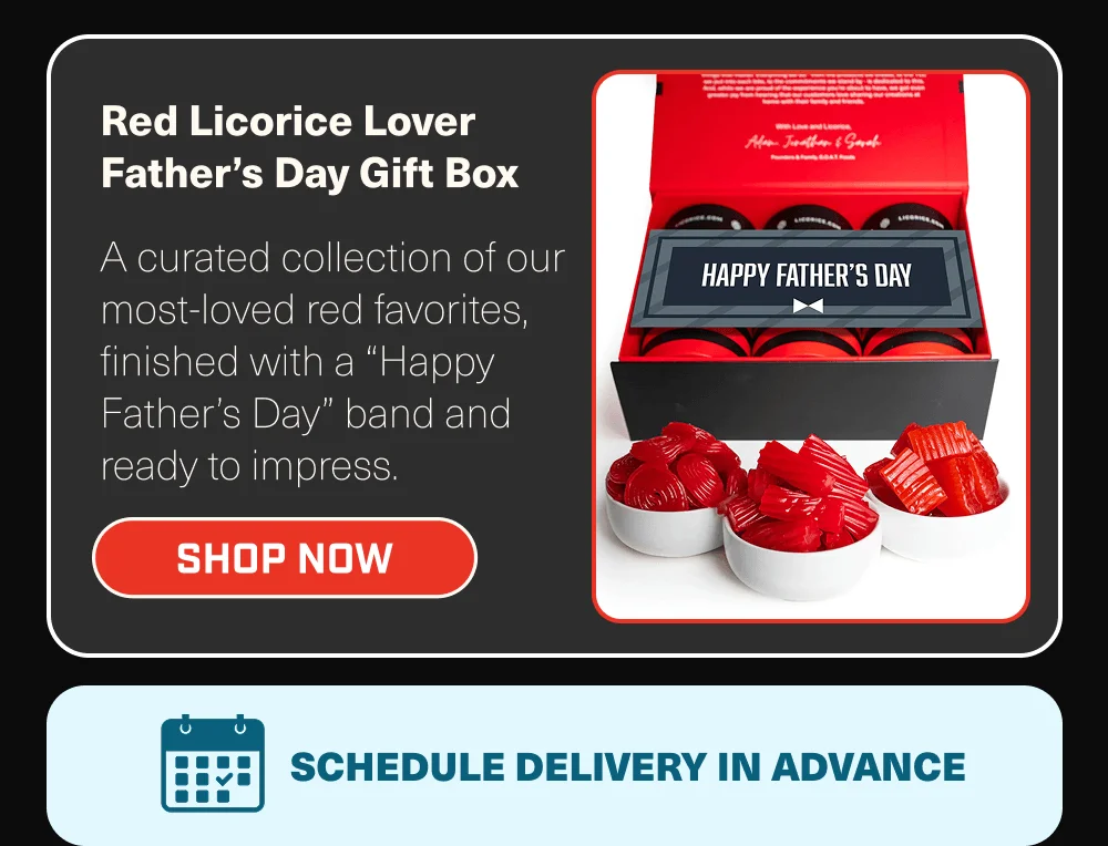 Red Licorice Lover Father’s Day Gift Box