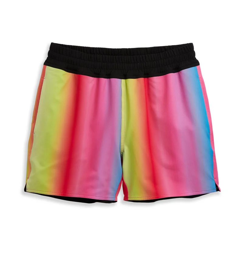 Image of Swim 5" Reversible Board Short - Melting Rainbow