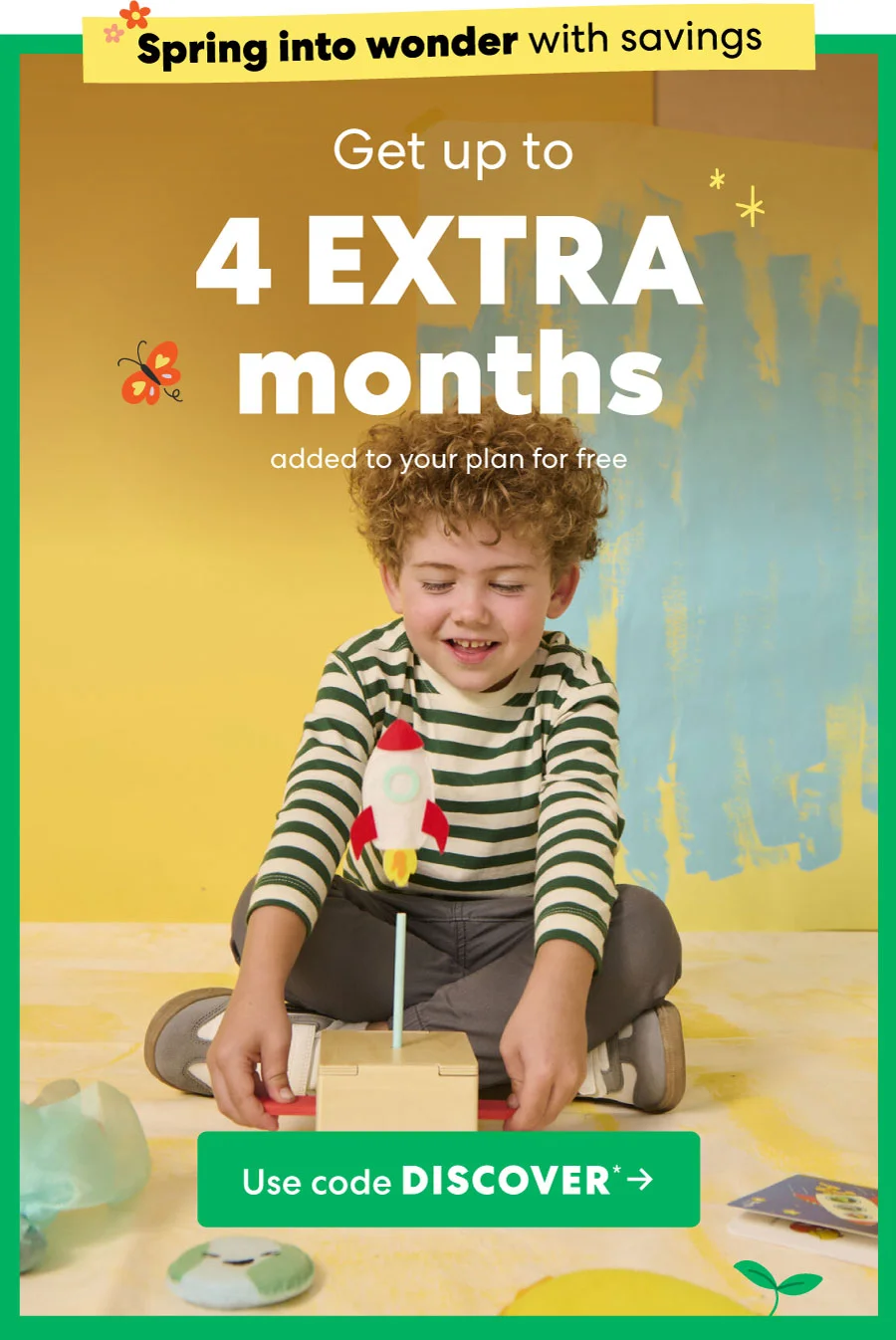 Get up to 4 months EXTRA | Use code WONDER->