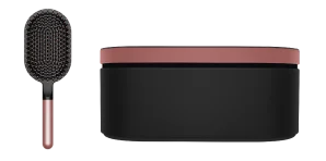 Onyx rose gold presentation case and rosè Paddle brush
